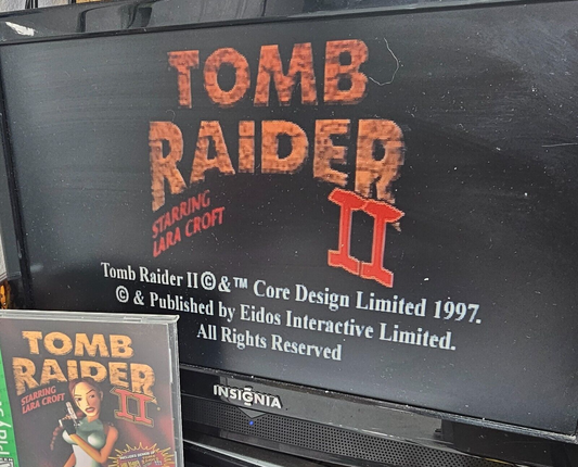 Tomb Raider 2 Greatest Hits (PlayStation 1, 1997) Game Case Manual Registration