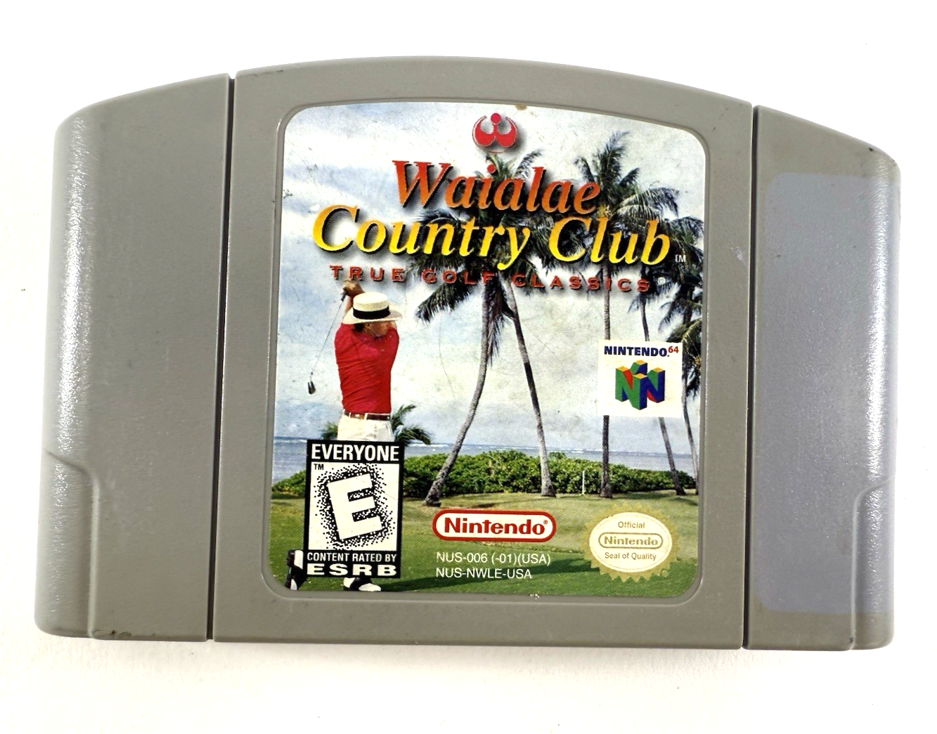 True Golf Classics: Waialae Country Club (Nintendo 64, 1998) Game Cartridge