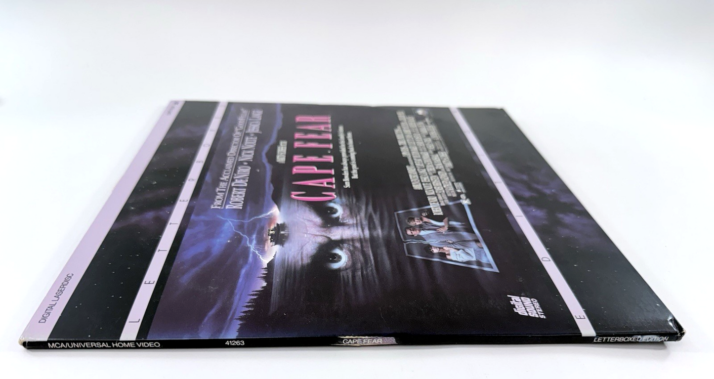 Cape Fear (Extended Letterboxed Edition Laserdisc, 1992)  - Tested And Working