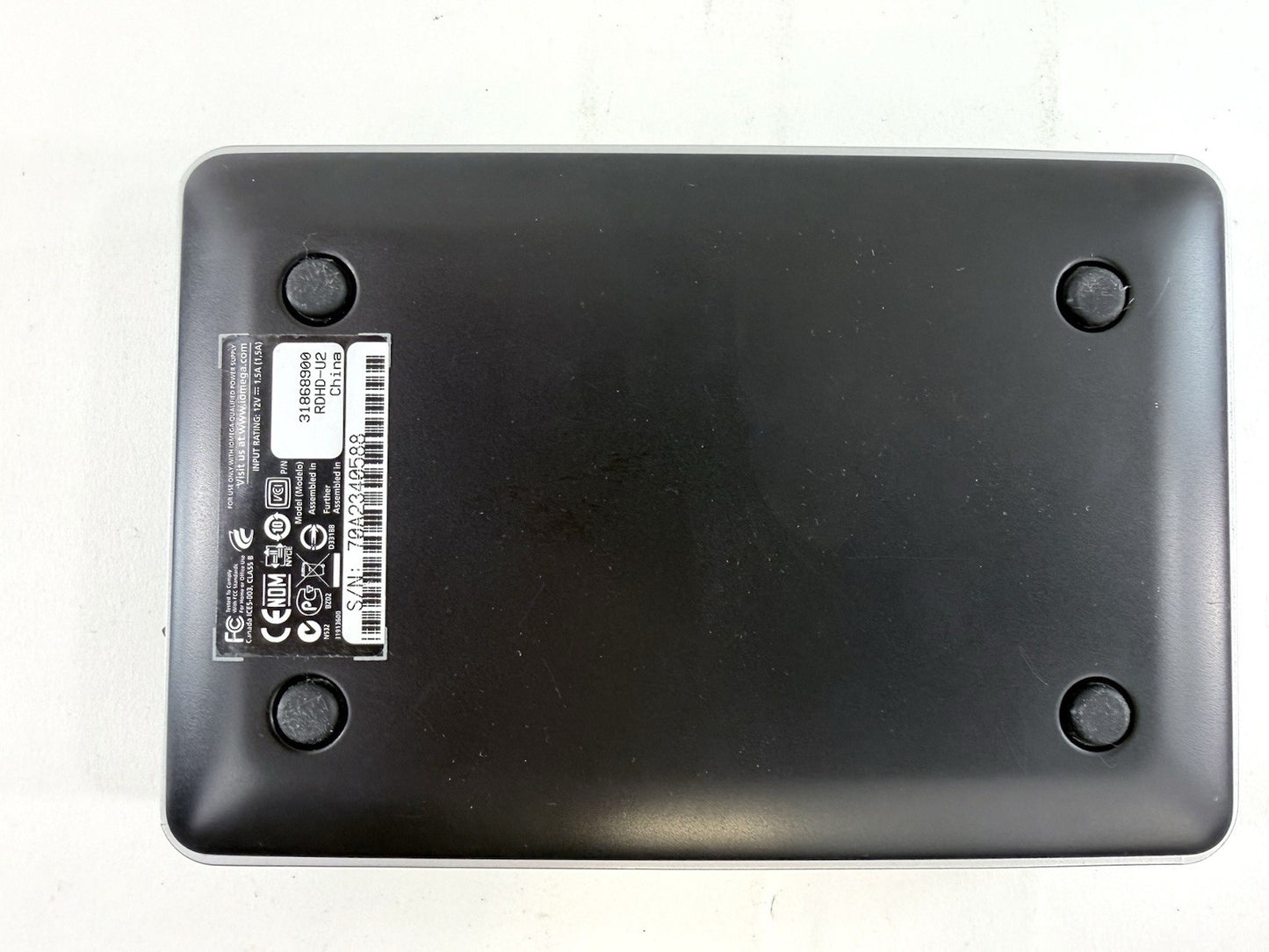 Iomega eGo 31868900 1TB USB 2.0 External Hard Drive with Power Supply - Tested