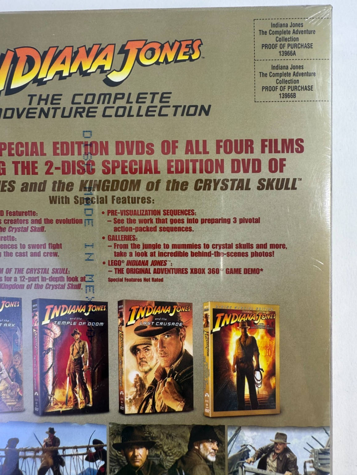 Indiana Jones: the Complete Adventure Collection (DVD, 2008) New, Factory Sealed