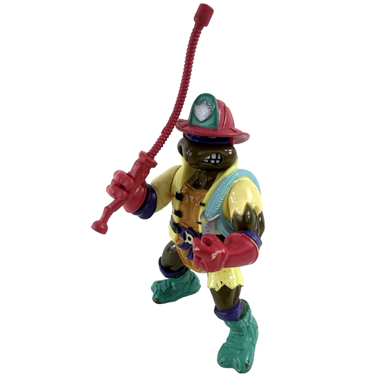 Playmates 1991 Teenage Mutant Ninja Turtles Hose Em Down Don with Hose