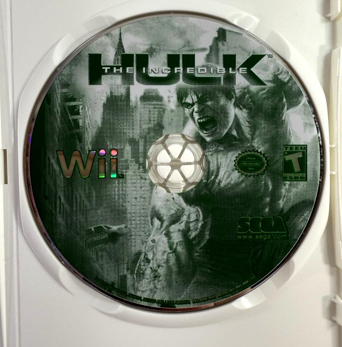 The Incredible Hulk (Nintendo Wii, 2008) Game Case Manual - Tested and Working