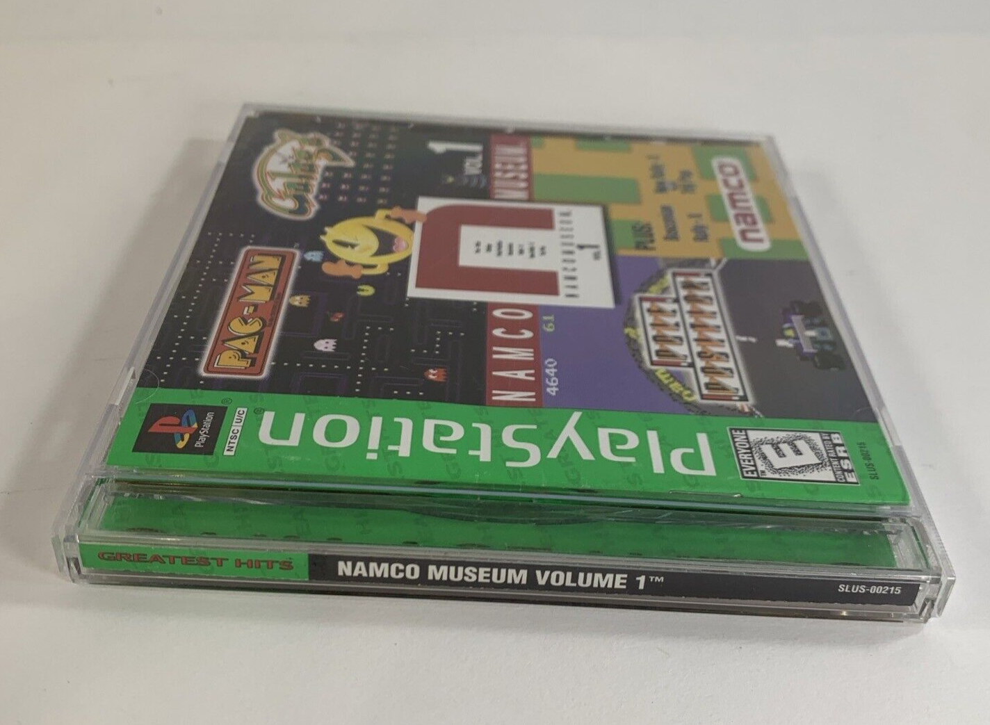 Namco Museum Vol. 1 (Sony PlayStation 1, 1995) Game Case Manual Registration CIB