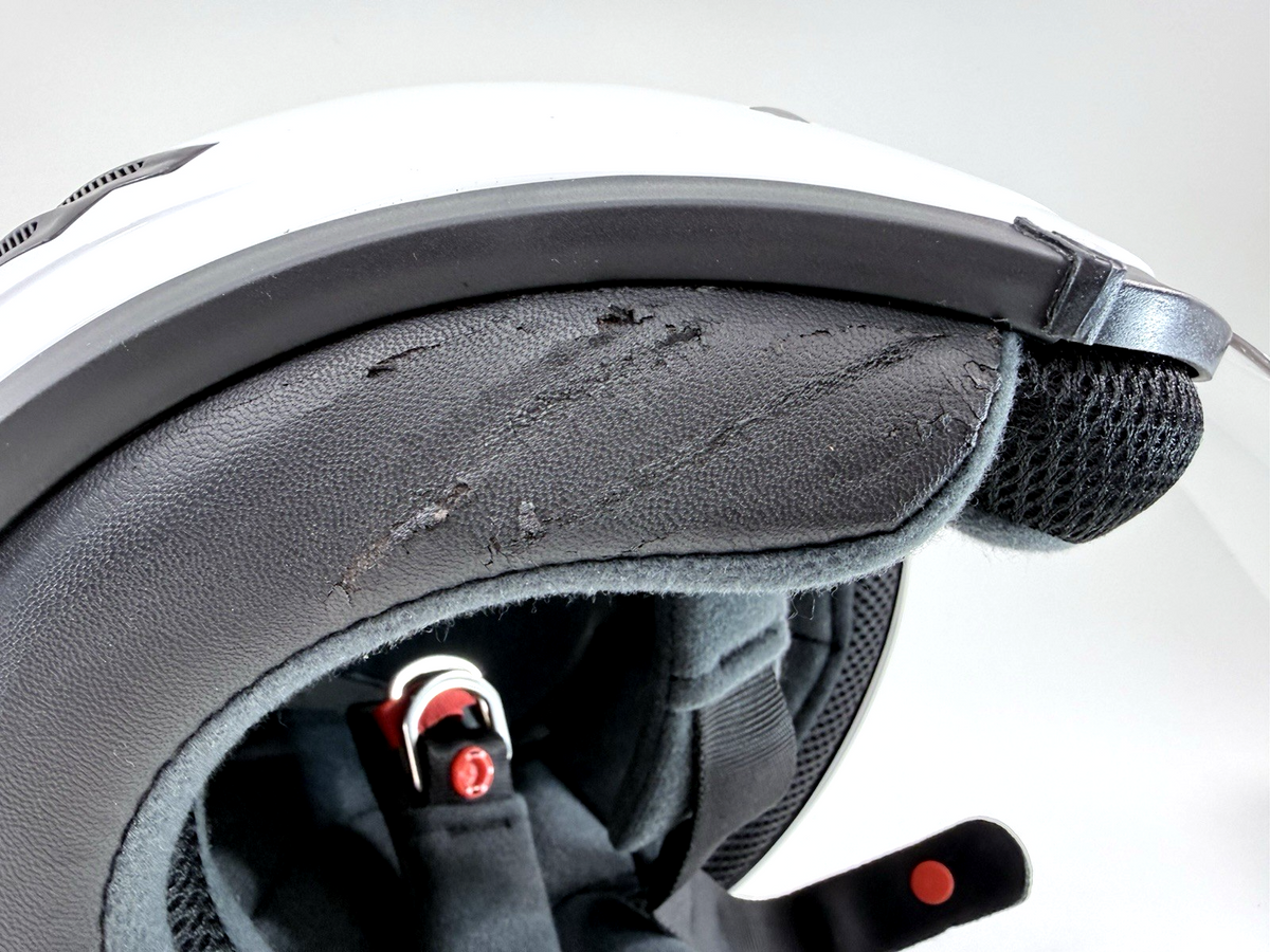 BiLT Women’s White Roadster Size M Open-Face Top Air Vent Motorcycle Helmet