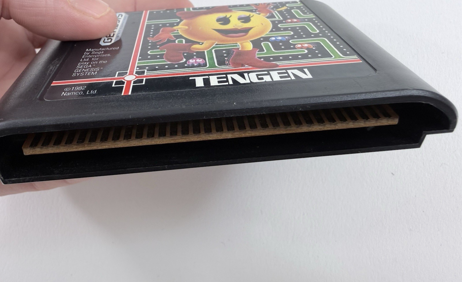 Ms. Pac-Man (Sega Genesis, 1991) Game, Case, Manual - Tested - Read