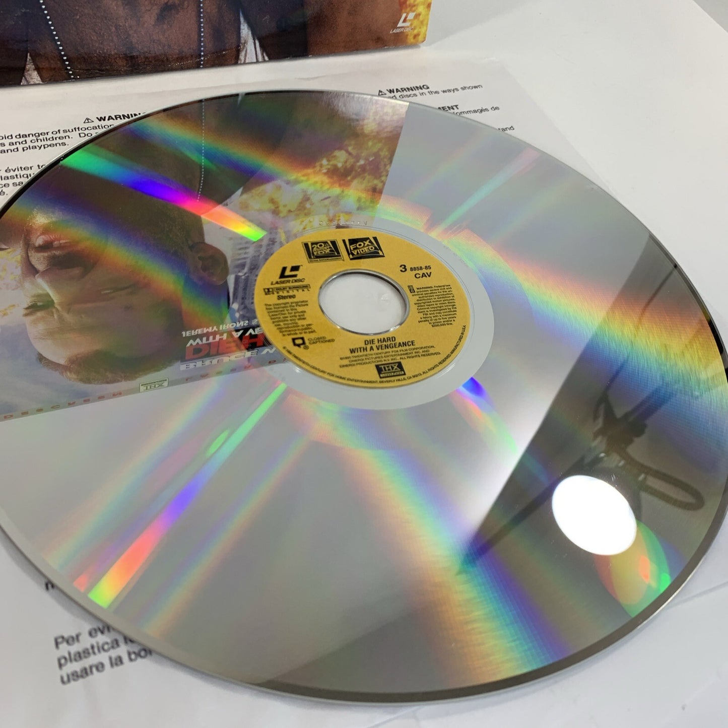 Die Hard (Widescreen Laserdisc Bundle) Die Hard 2/Die Hard 3 -  Tested