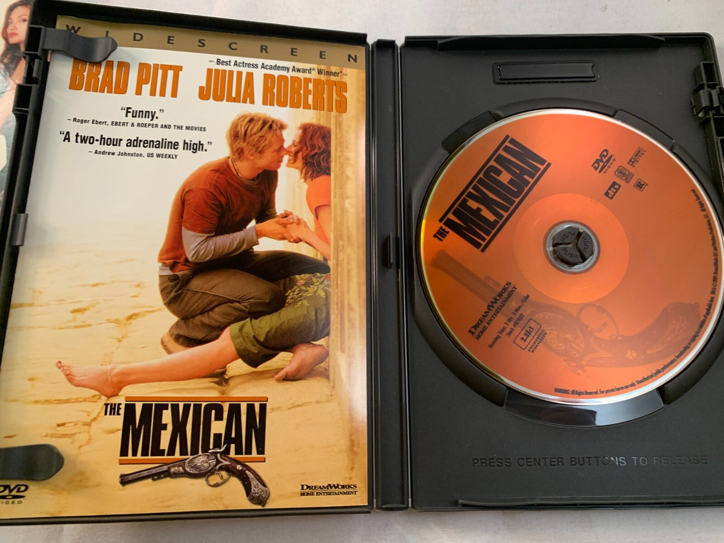 Mr. and Mrs. Smith (DVD bundle) The Mexican - Brad Pitt films