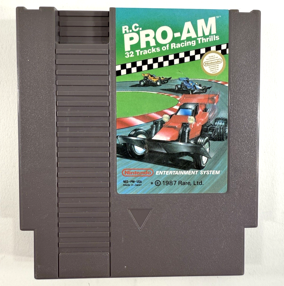 R.C. Pro-Am (Nintendo Entertainment System, 1987) Game Cartridge - Tested