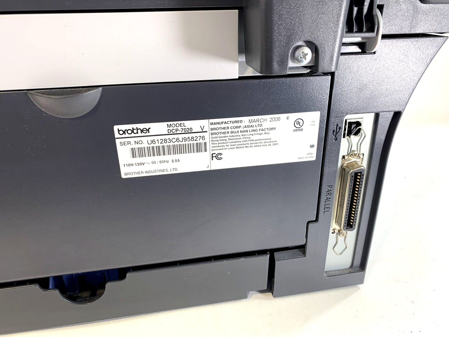 Brother DCP-7020 All-In-One Laser Printer - Tested And Working