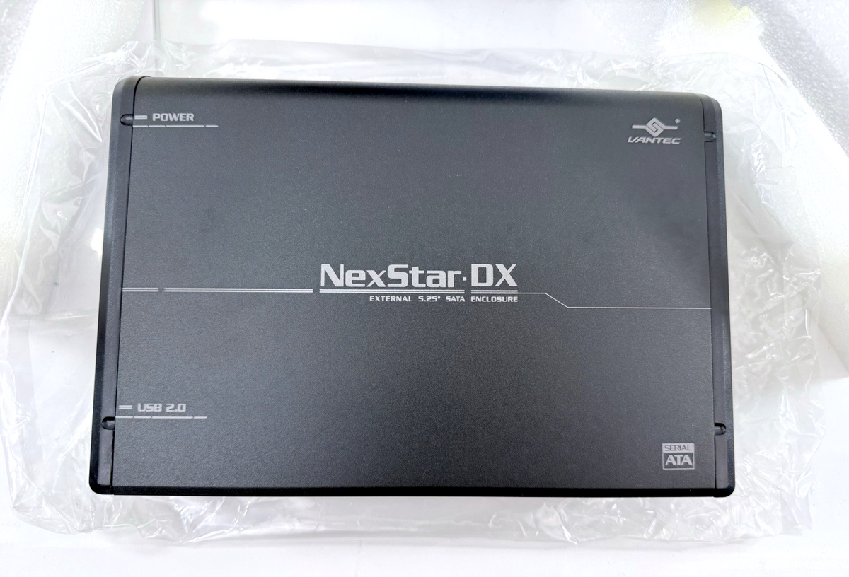 Vantec NexStar DX NST-530S2 External 5.25" USB 2.0 SATA Enclosure - New/Open Box