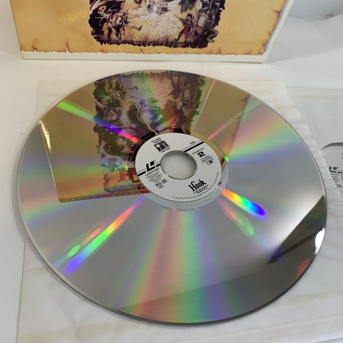 Hook Deluxe Edition (Laserdisc Bundle) Peter Pan 30th Anniversary Ed. - Tested