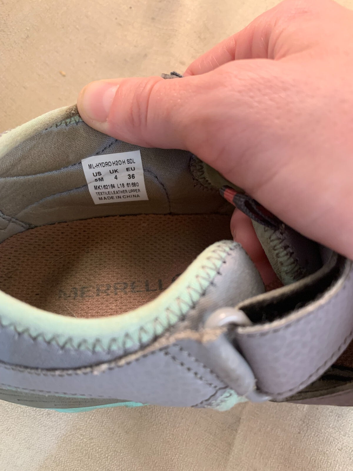 Merrell Hydro H2O Hiker Waterproof Sandal Shoes Pink/Purple Girls Size 5M Youth