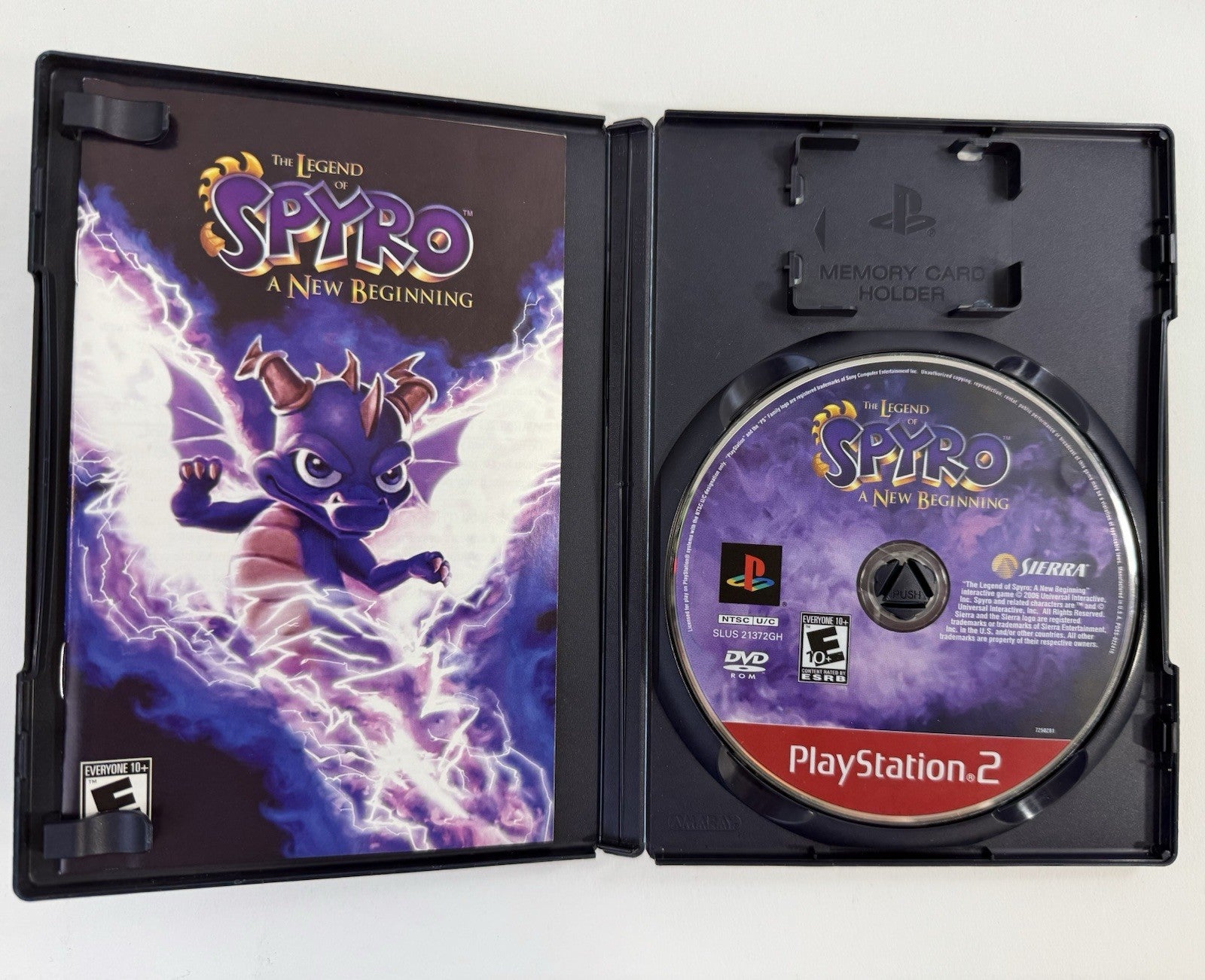 The Legend of Spyro: A New Beginning (PlayStation 2, 2006) Game Case Manual
