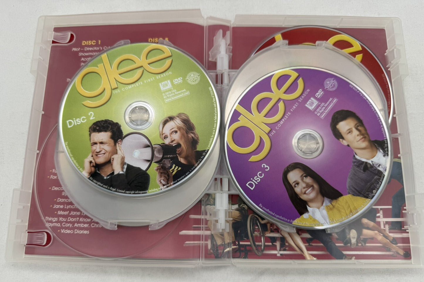 Glee: The Complete First Season (DVD, 2010, Gleek Edition) Tested and Working