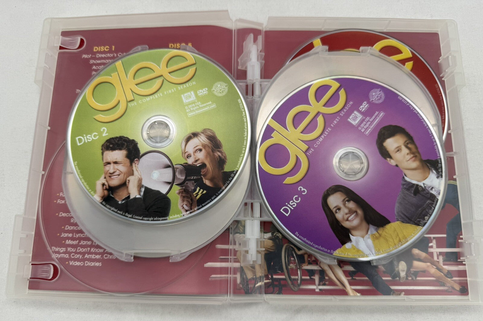 Glee: The Complete First Season (DVD, 2010, Gleek Edition) Tested and Working