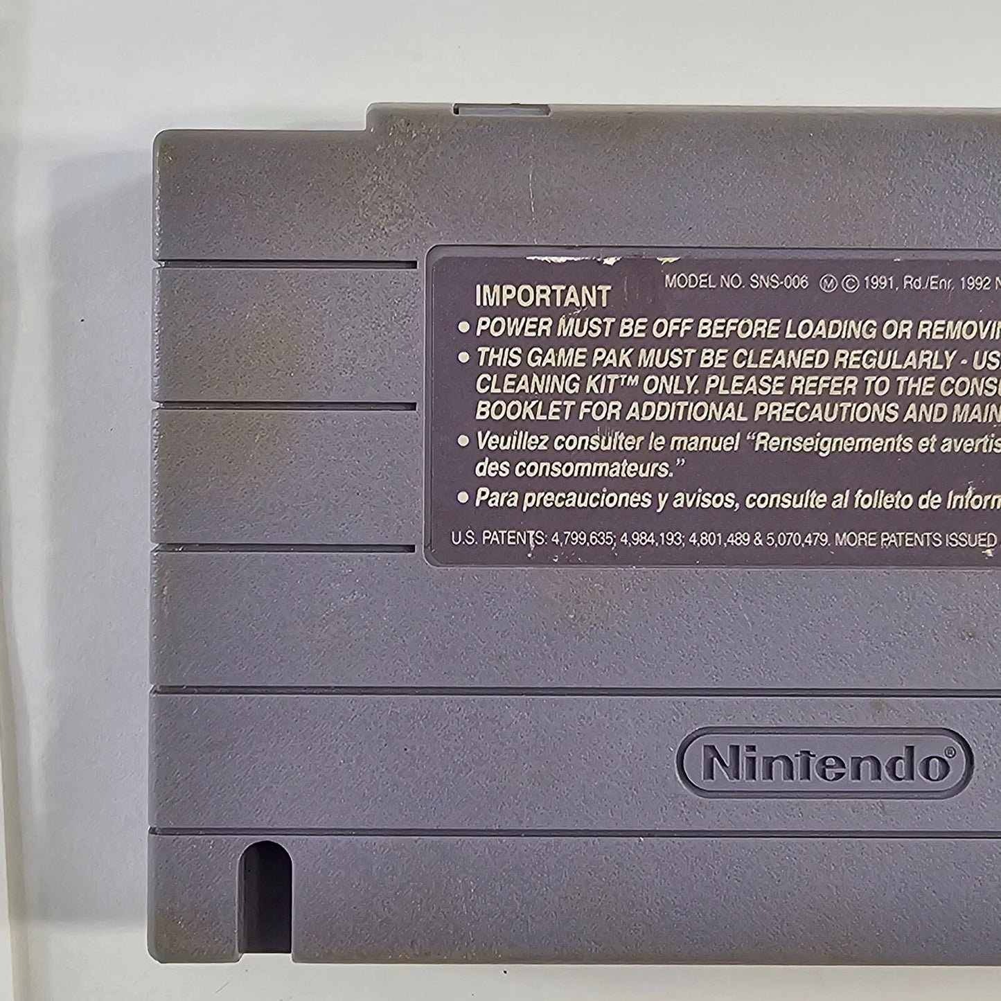 Aero the Acro-Bat (Super Nintendo, 1993) Game Cartridge - Tested and Working