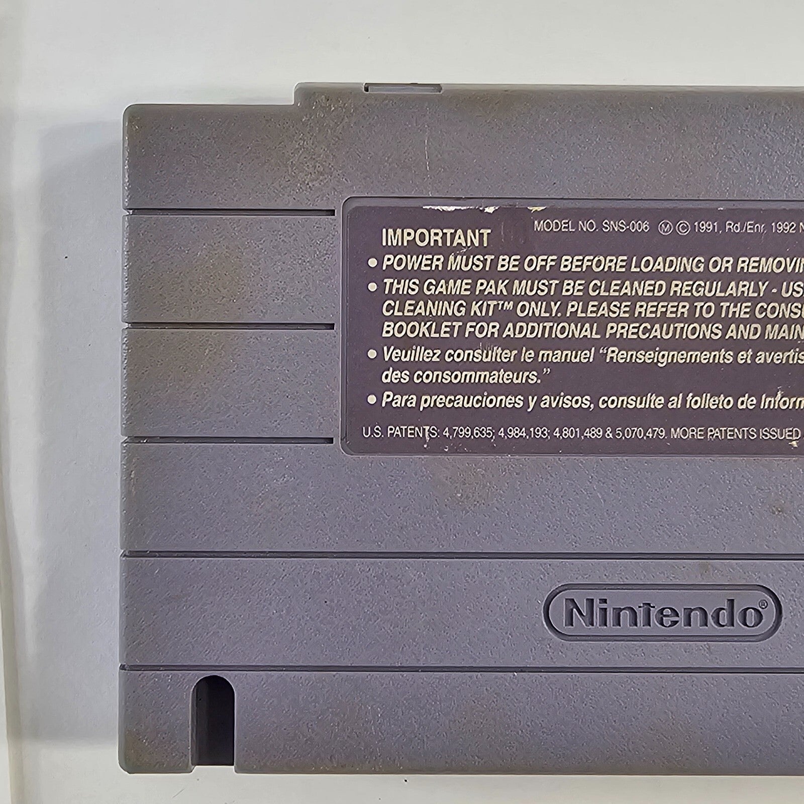 Aero the Acro-Bat (Super Nintendo, 1993) Game Cartridge - Tested and Working