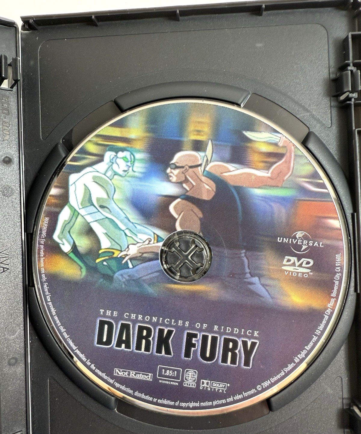 The Chronicles of Riddick: Dark Fury (DVD, 2004) Tested And Working