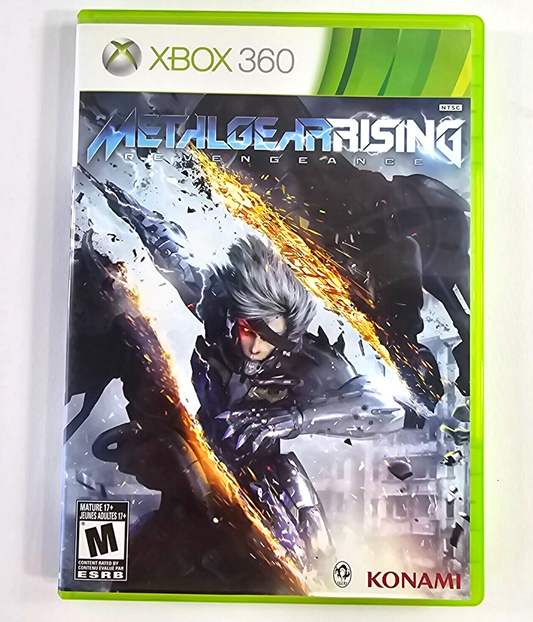 Metal Gear Rising: Revengeance (Xbox 360, 2013) Game Case Manual Insert - Tested