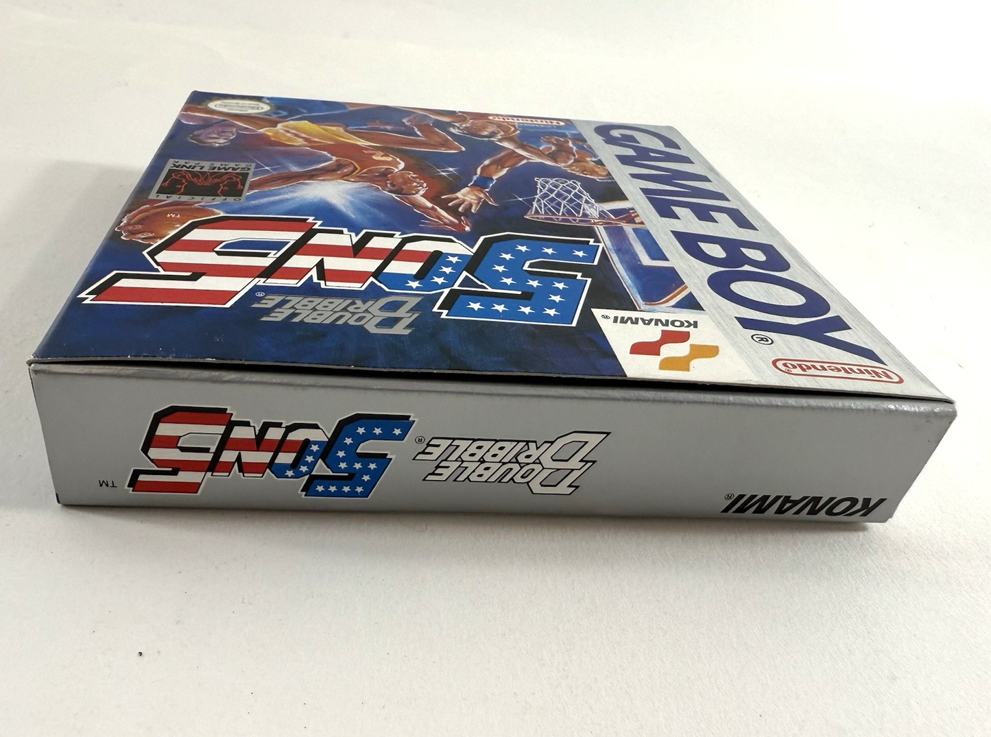 Double Dribble 5 on 5 (Nintendo GameBoy, 1991) Game Box Manual Inserts Reg. Card