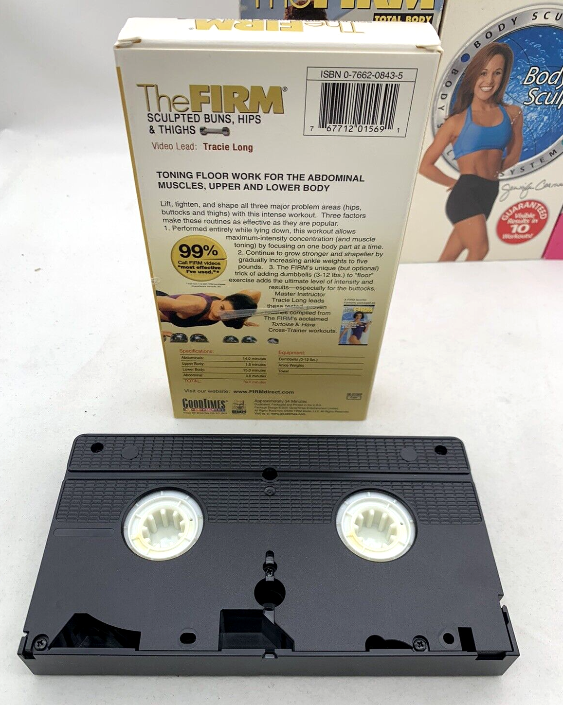 The Firm - Body Sculpt (VHS Bundle) Ab Crunch Workout/ Body Sculpt II/Buns, Hips