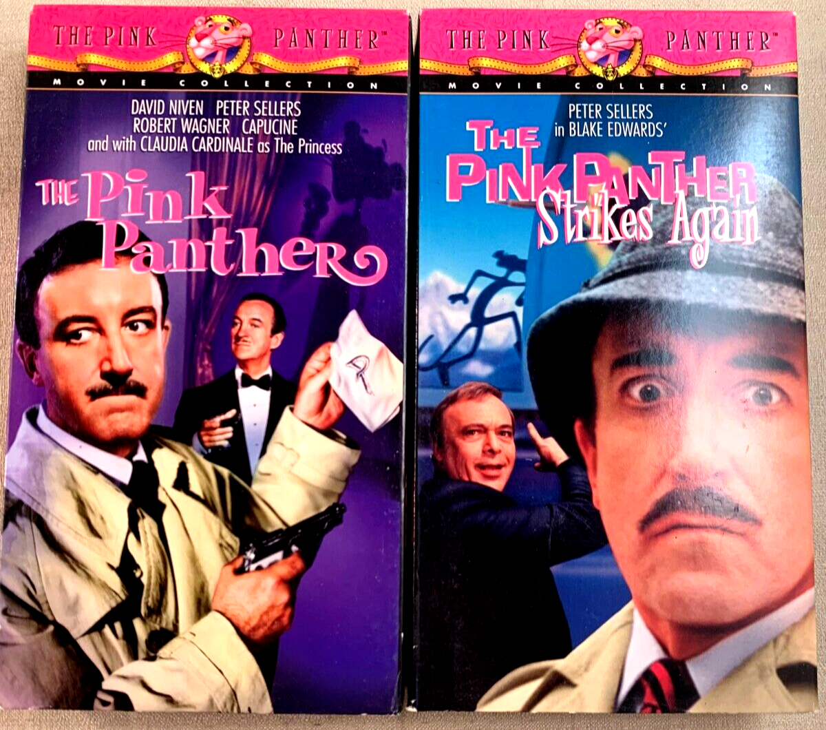 The Pink Panther/Pink Panther Strikes Again (VHS, 1999)