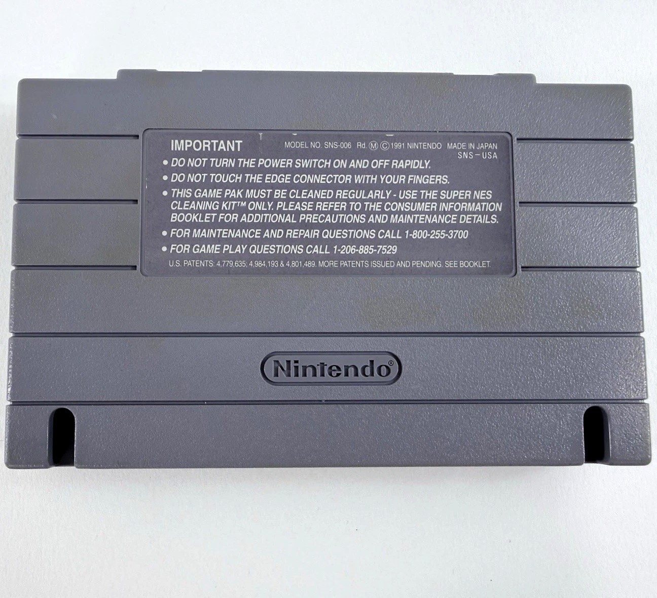 D-Force (Super Nintendo, 1991) Game Cartridge - Tested and Working