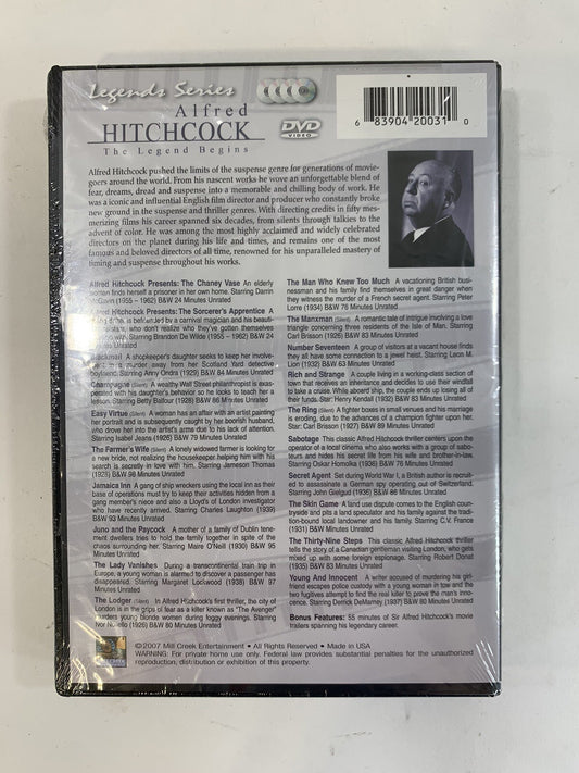 Alfred Hitchcock: The Legend Begins - 20 Film Set (DVD, 2007, 4-Disc Set) New