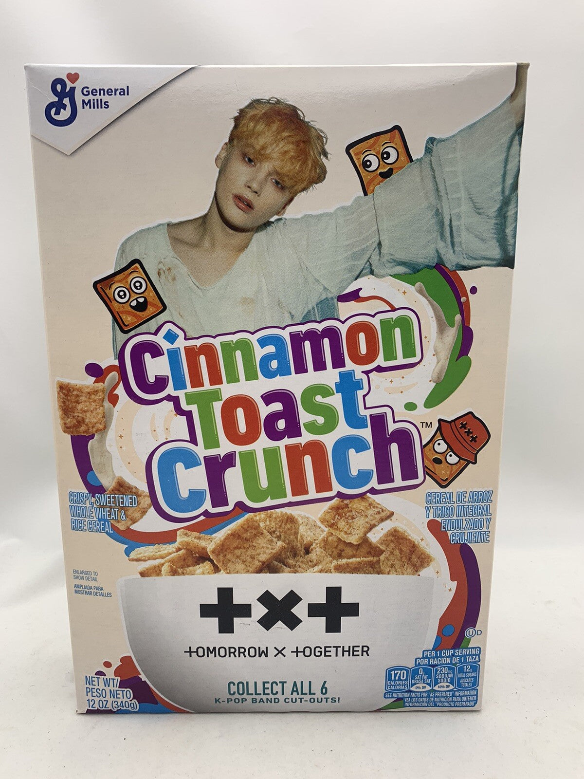 K-POP Limited Cinnamon Toast Crunch Huening Kai 12 oz. Cereal - New