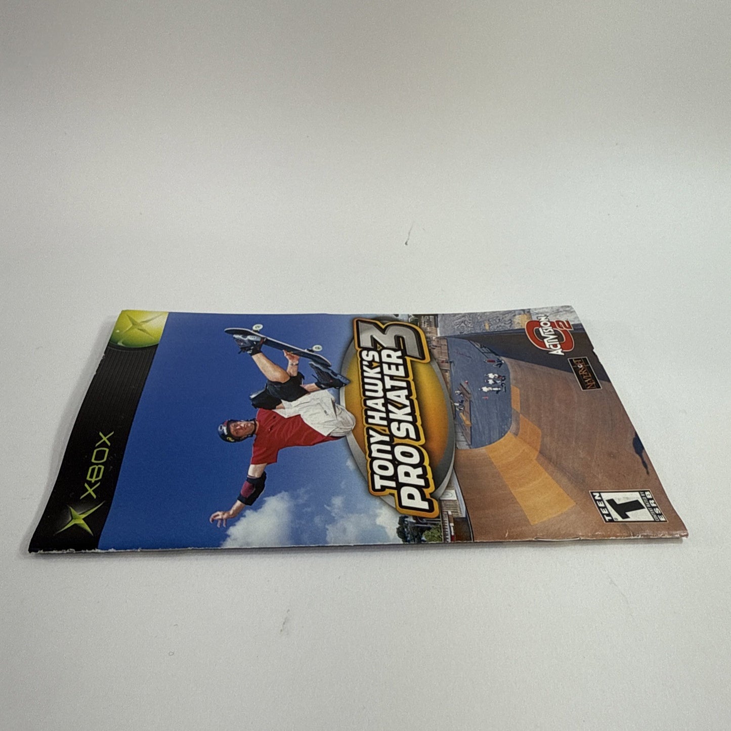 Tony Hawk's Pro Skater 3 (Microsoft Xbox, 2003) Game Case Manual Registration