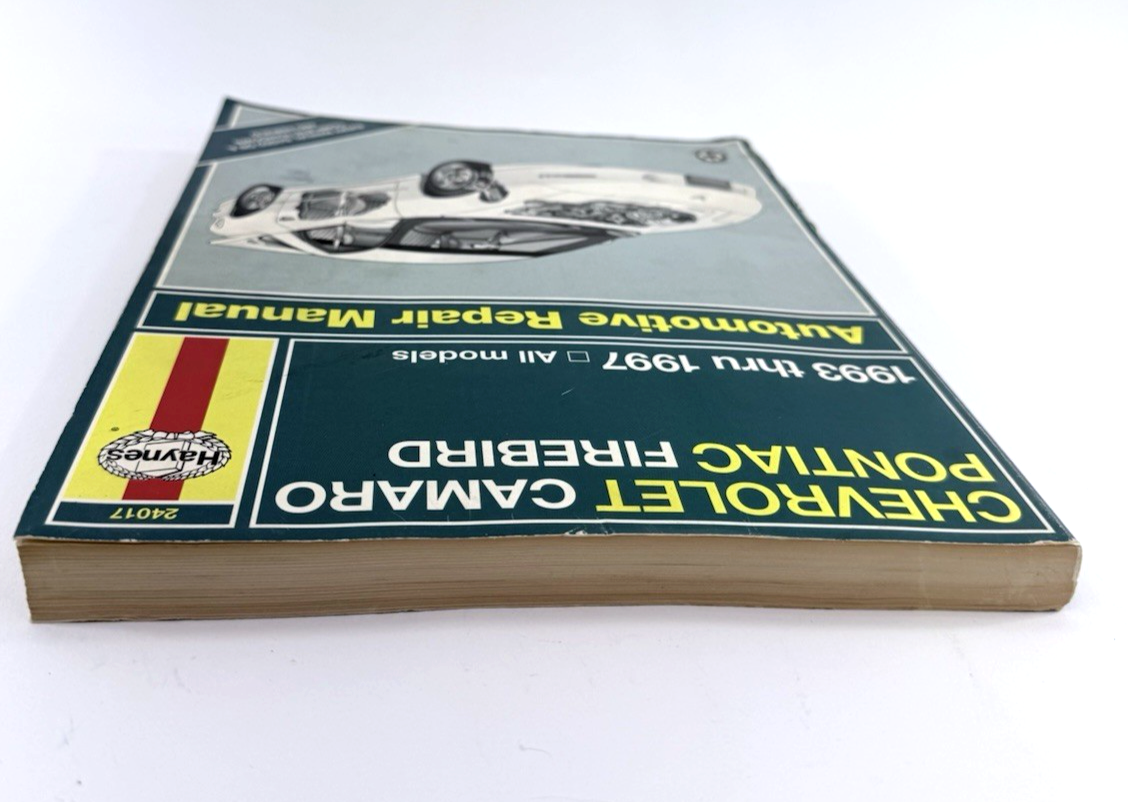 Haynes Automotive Repair Manual 24017 Chevrolet Camaro Pontiac Firebird 1993-97