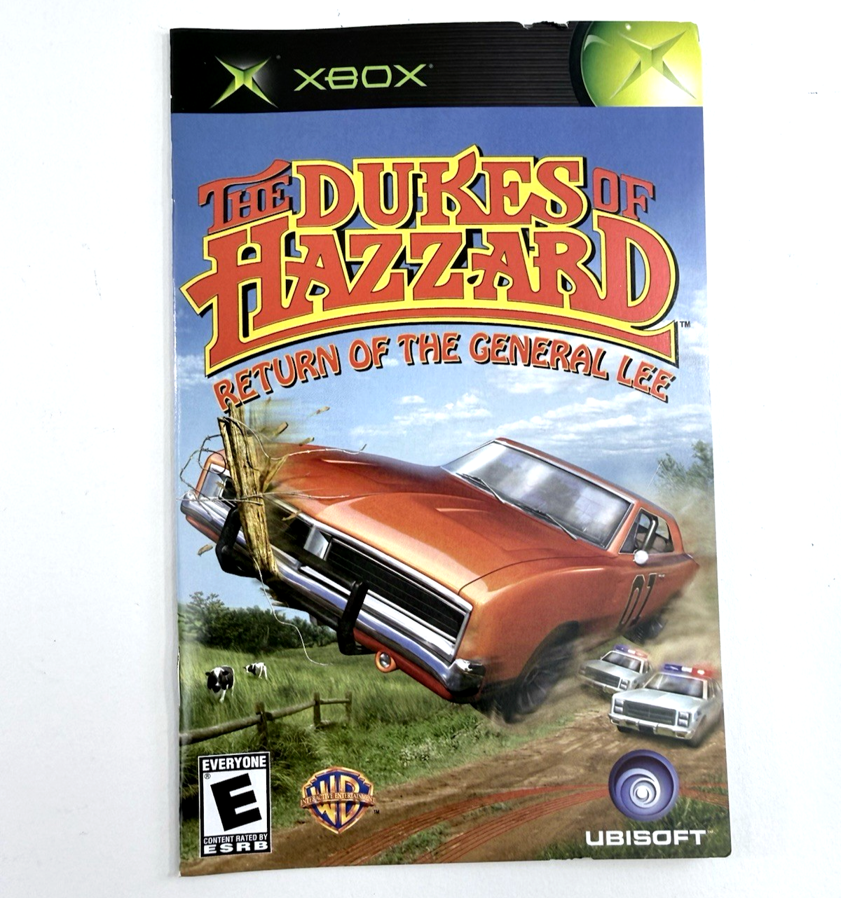 Dukes of Hazzard: Return of the General Lee (Xbox, 2004) Game Case Manual Reg.
