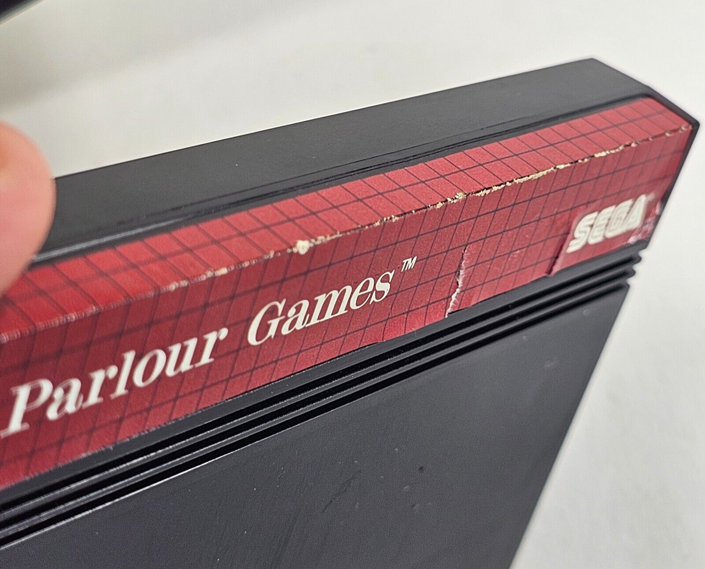 Parlour Games (Sega Master System, 1988) Game Case Manual - Tested and Working