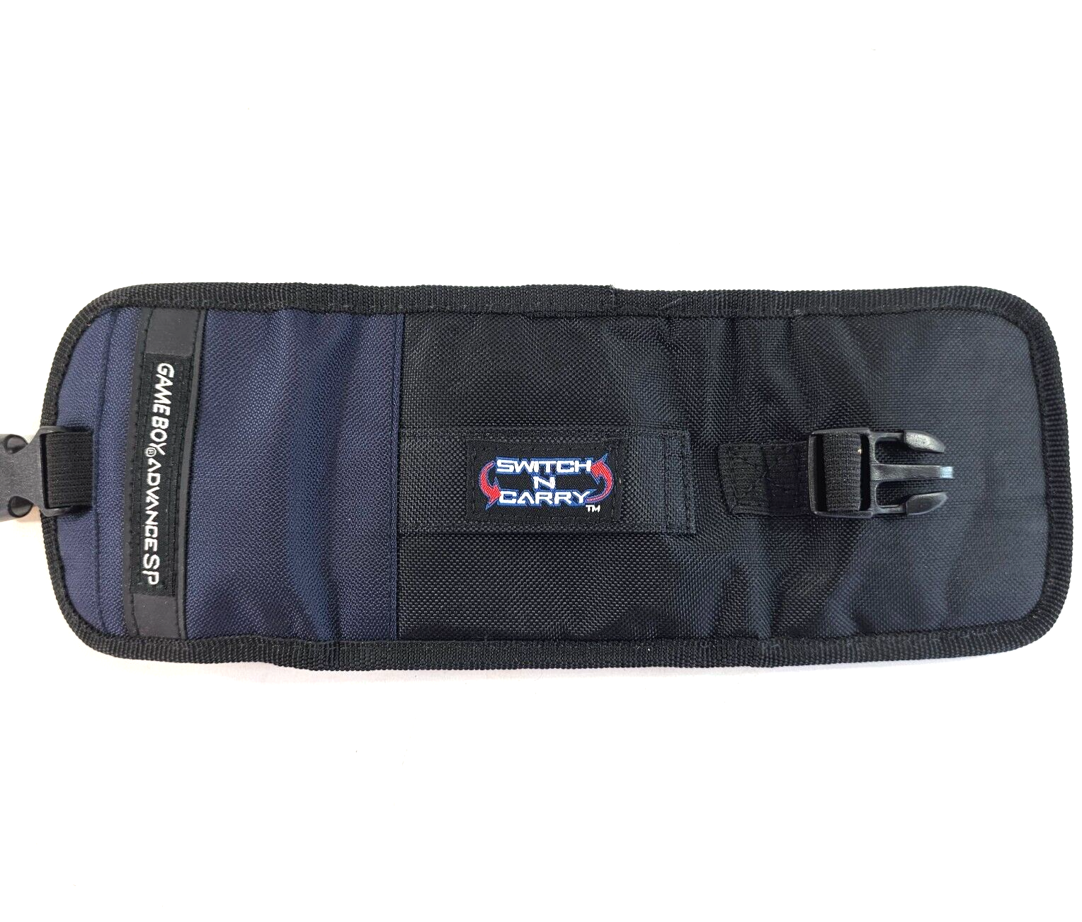 Nintendo Game Boy Advance SP Official Switch N Carry Blue/Black Soft Travel Case