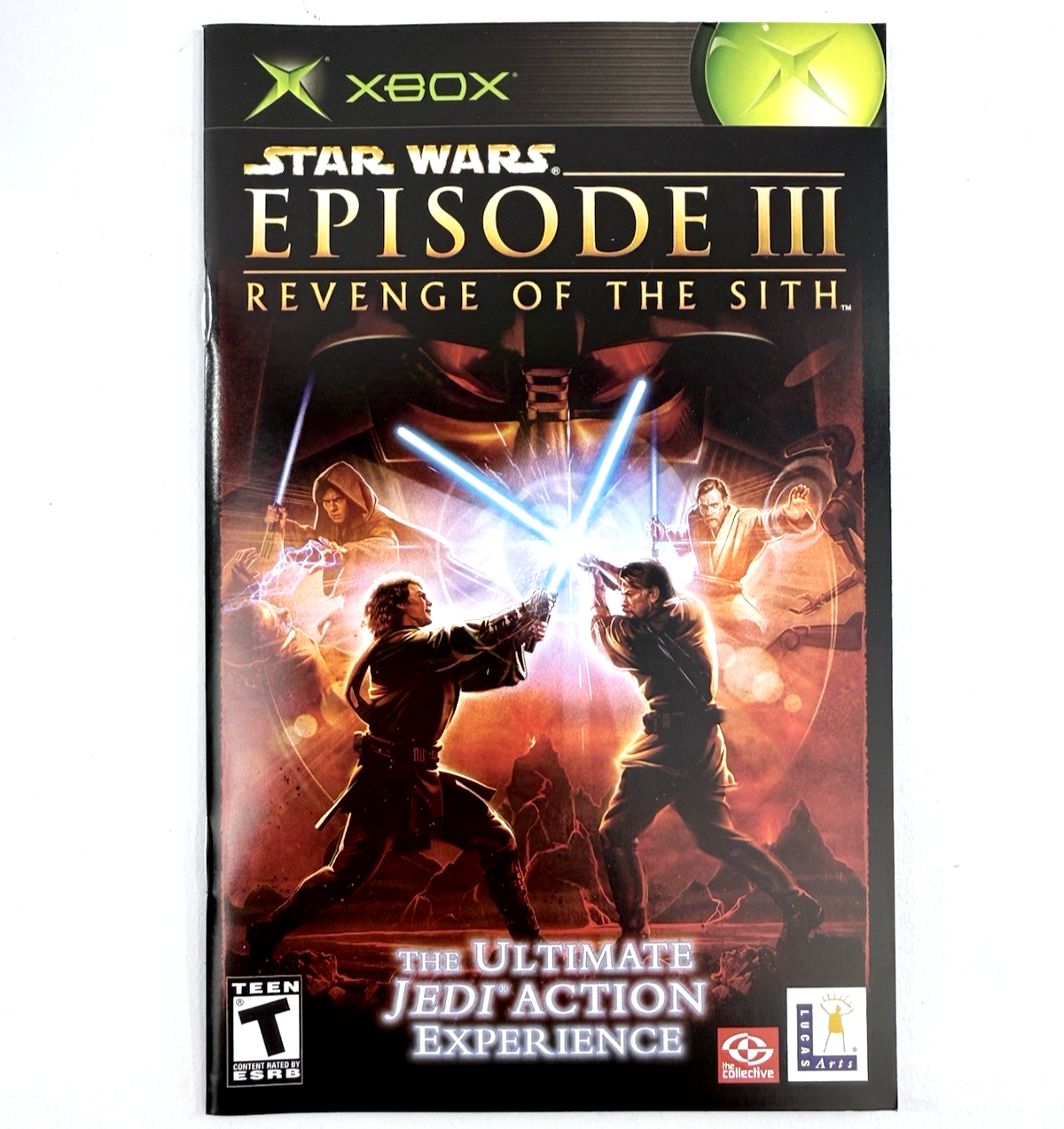 Star Wars Episode III: Revenge of the Sith (Xbox, 2005) Game Case Manual Inserts