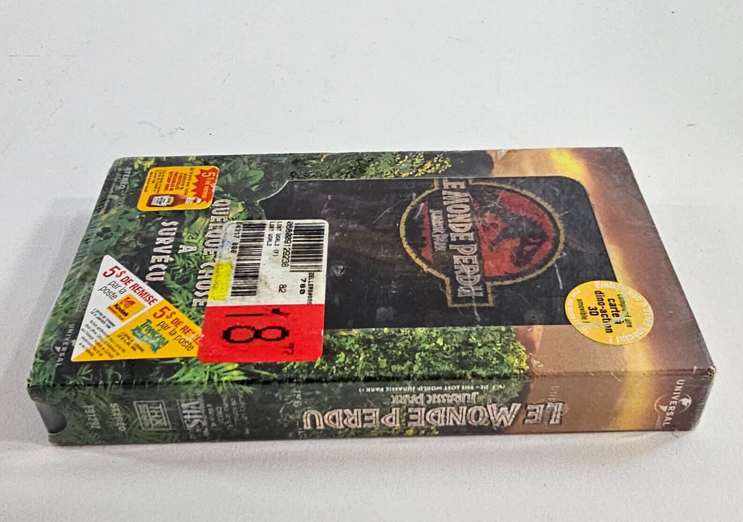 Le Monde Perdu: Jurassic Park (VHS, 1997) Lenticular Cover - New, Sealed