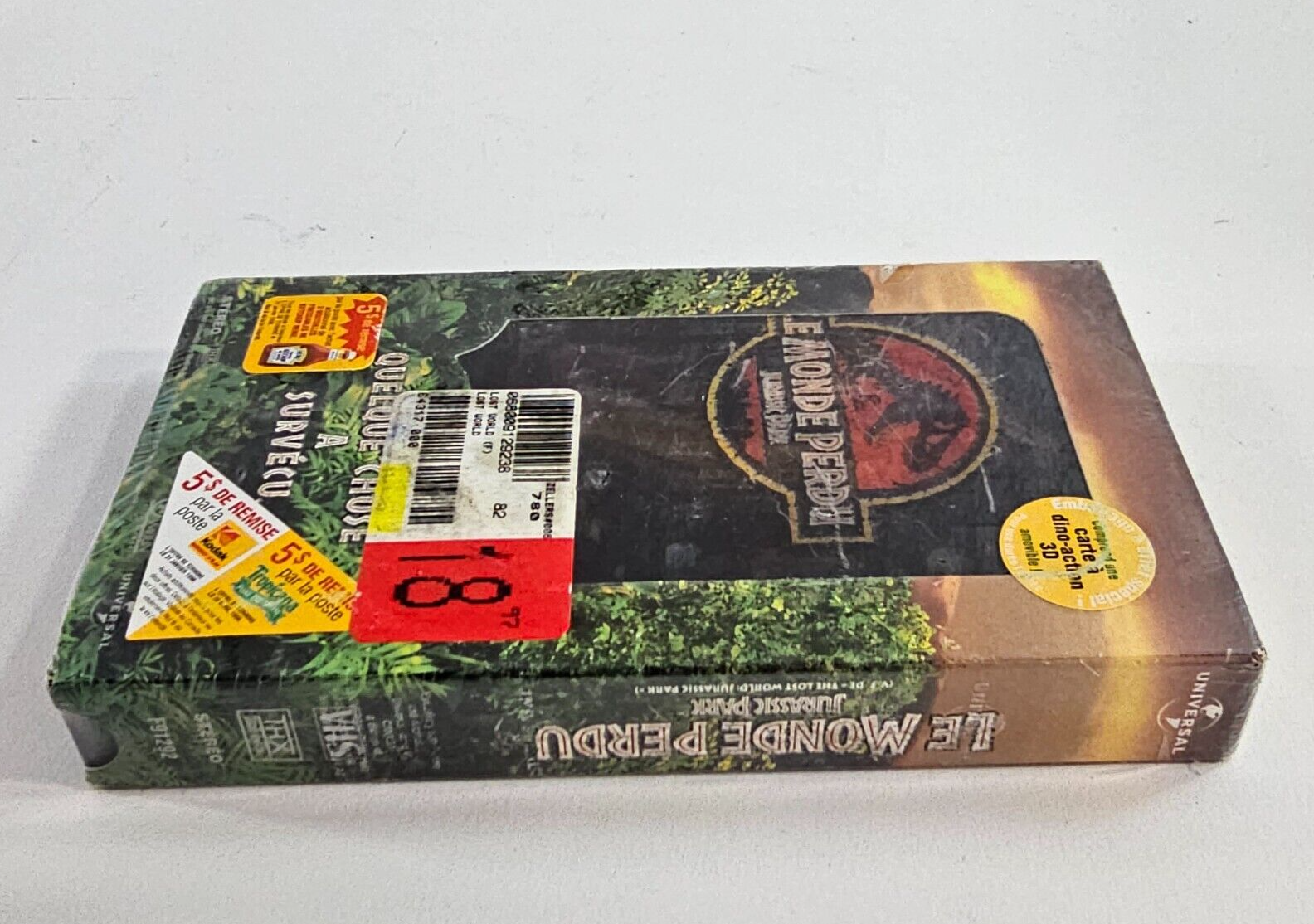 Le Monde Perdu: Jurassic Park (VHS, 1997) Lenticular Cover - New, Sealed