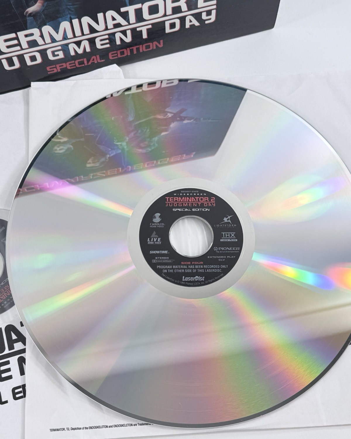 Terminator 2: Judgment Day (Laserdisc, 1993, Widescreen Special Edition) Tested
