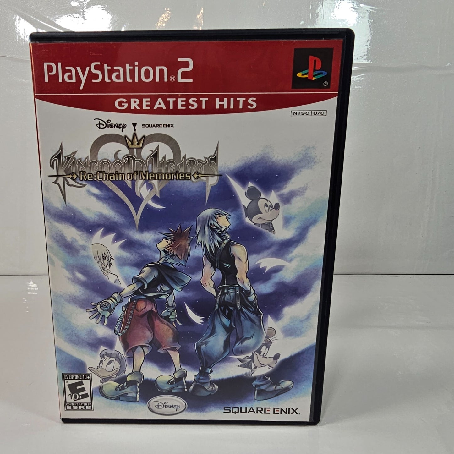Kingdom Hearts Re: Chain of Memories (Sony PlayStation 2, 2008) Case Game Manual