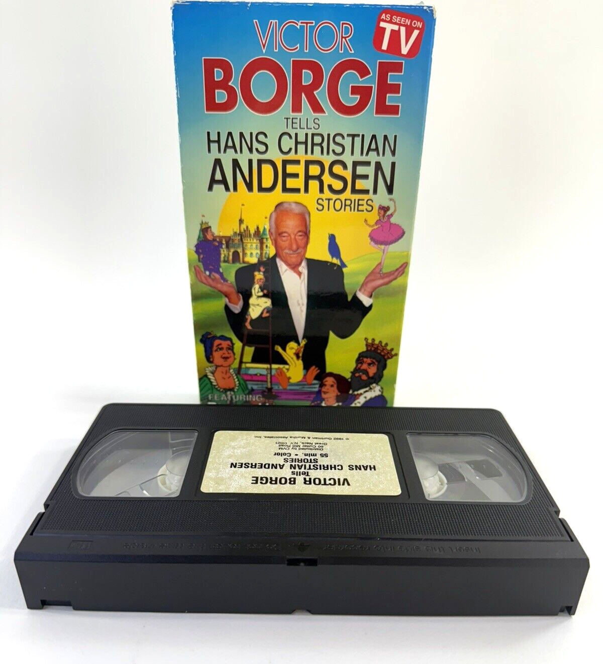 Victor Borge Tells Hans Christian Andersen Stories (VHS, 1992) Tested & Working