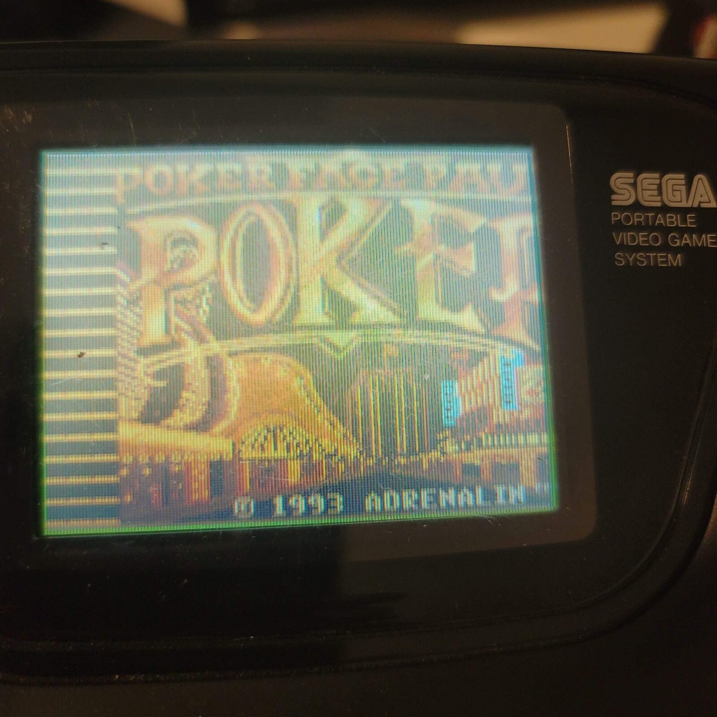 Poker Face Paul's Blackjack (Sega Game Gear, 1992) Game Cartridge