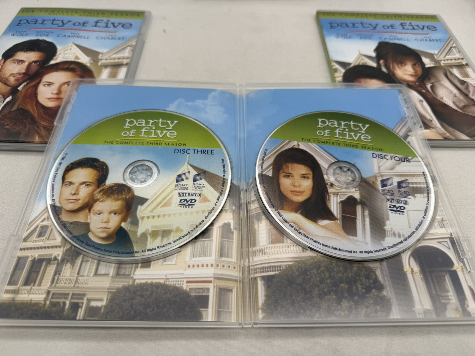 Party of Five: Seasons 1, 2, And 3 (DVD Box Set Bundle) Tested And Working