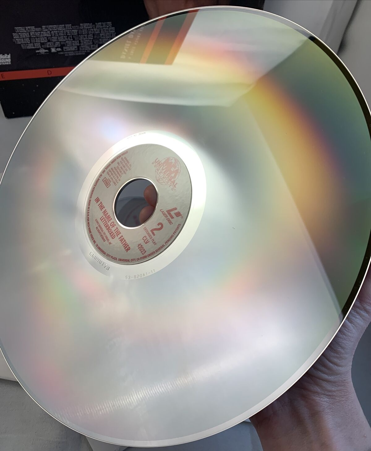 In the Name of the Father (Laserdisc, 1994) Letterbox Edition - Tested