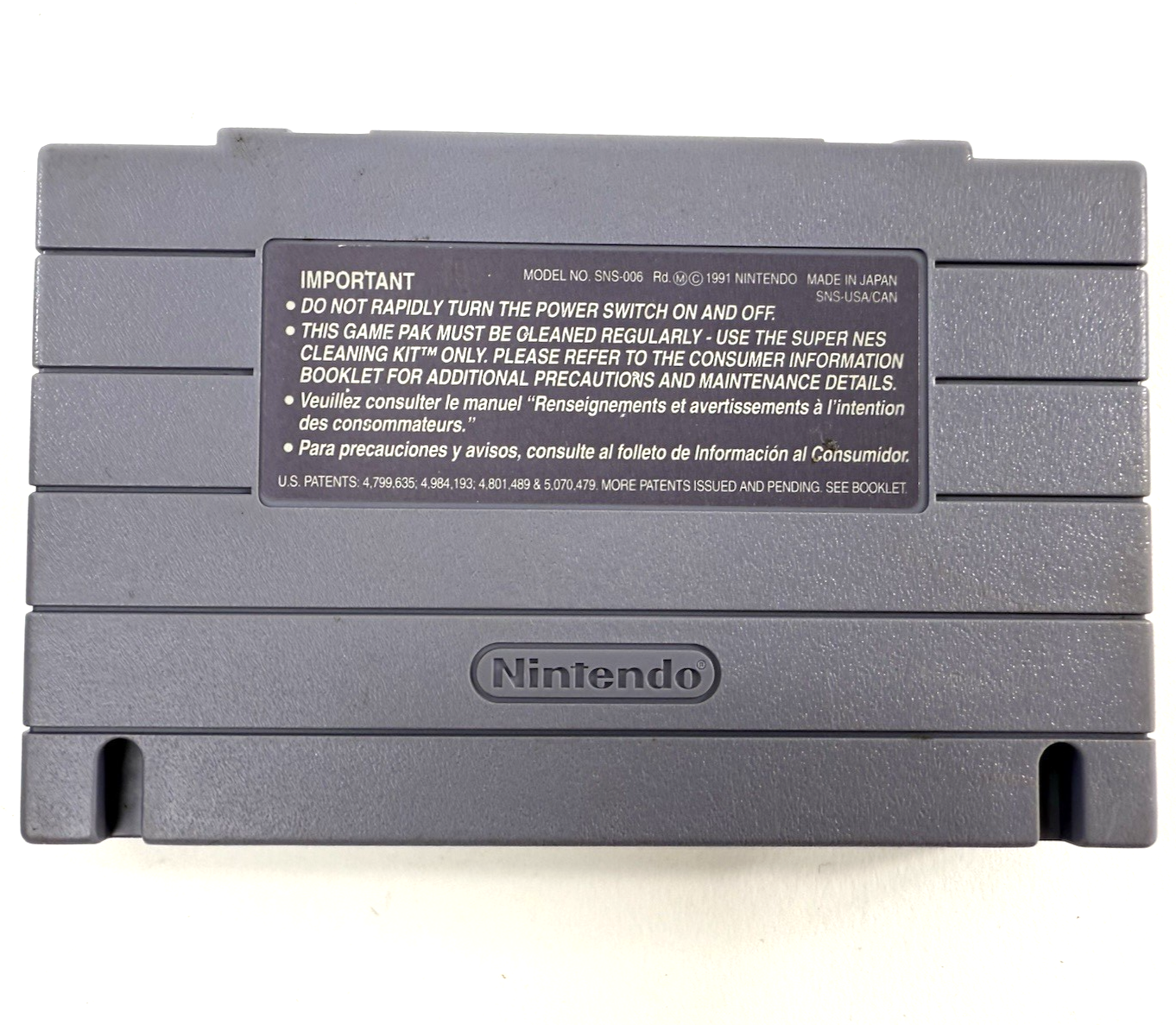 Super Play Action Football (Super Nintendo SNES, 1992) Game Cartridge - Tested
