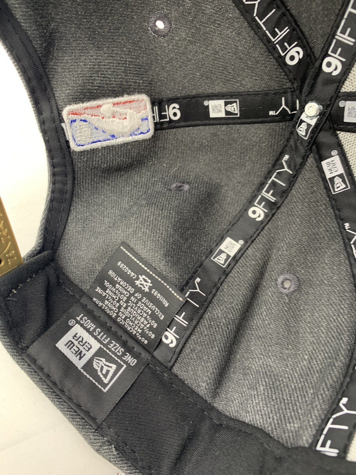 NBA 2018 Champs New Era 9Twenty Adjustable Strap Hat - Blank (Sample Hat)