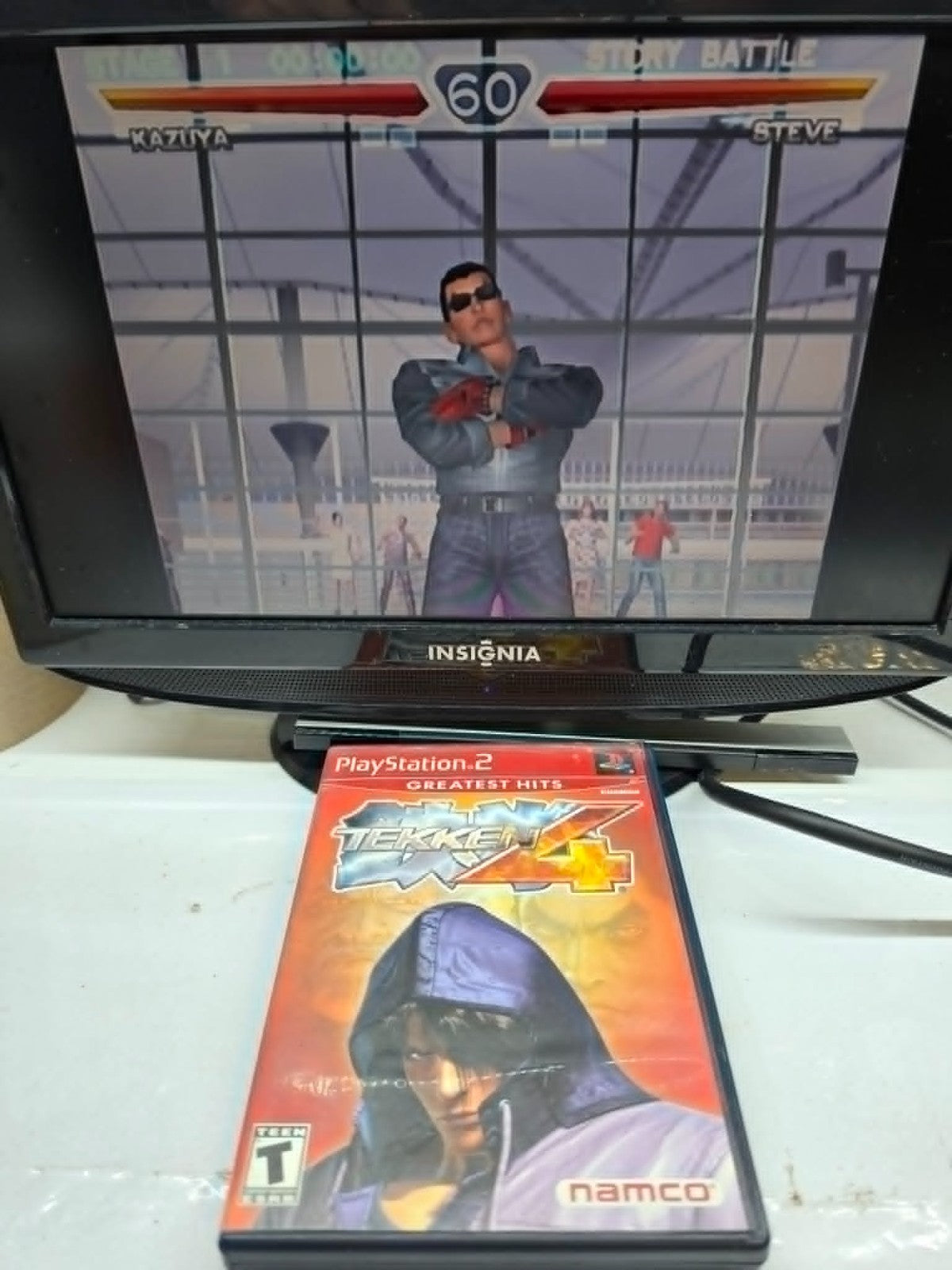 Tekken 4 (Sony PlayStation 2, 2002) Game Case Manual Registration Card - Tested