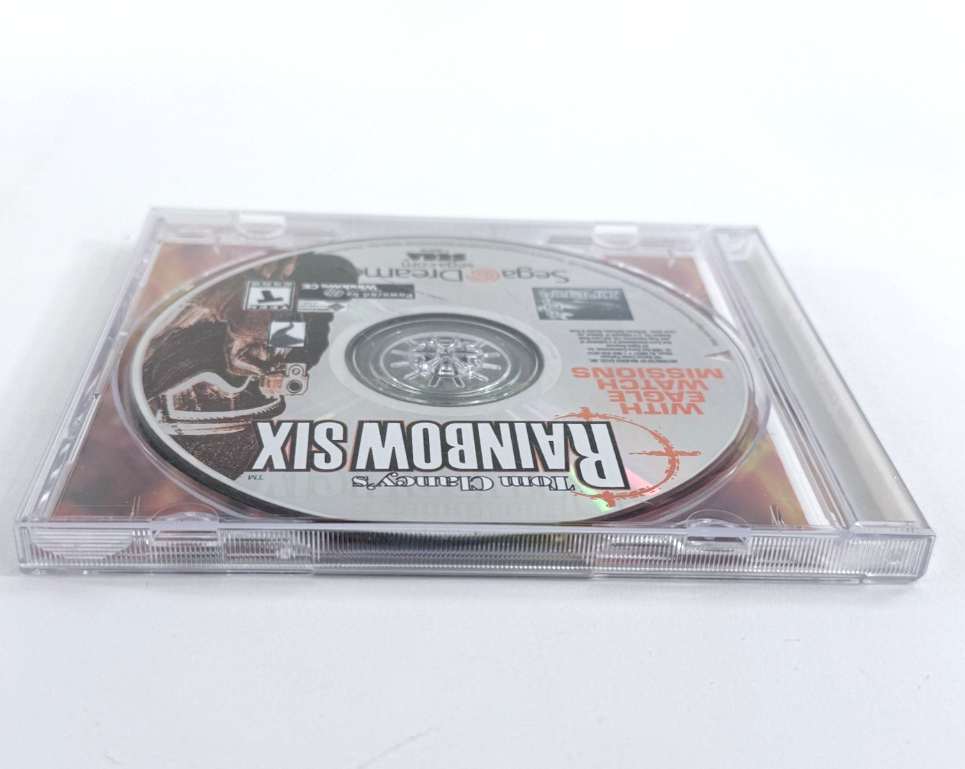 Tom Clancy's Rainbow Six (Sega Dreamcast, 1998) Game and Case - Tested