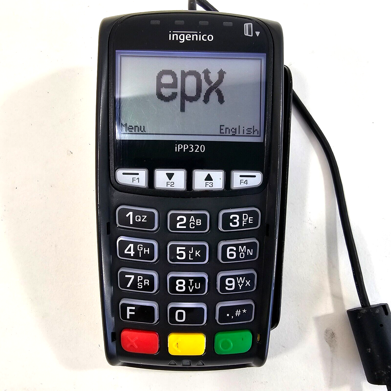Ingenico iPP320 Payment Terminal with Power Supply and Connector Cable - Tested
