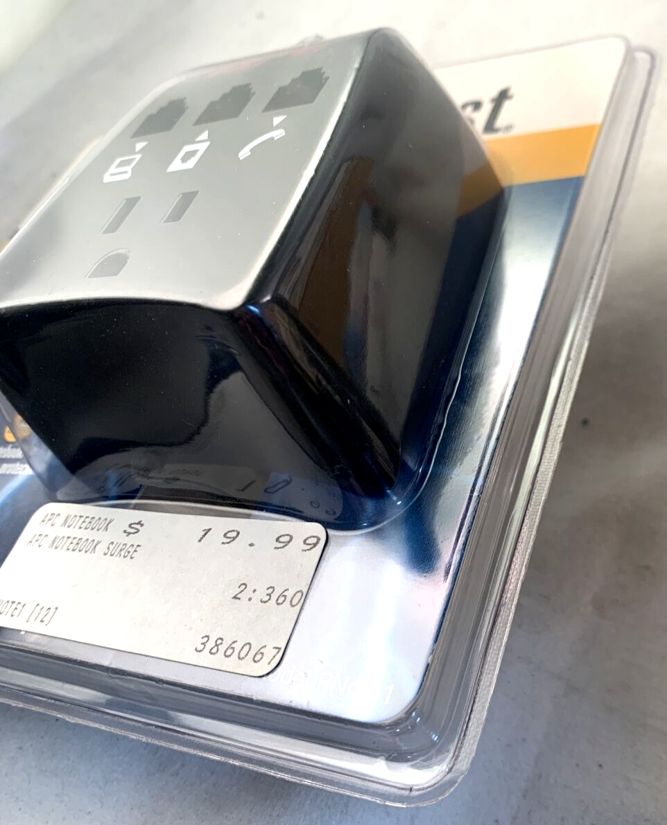 APC SurgeArrest Notebook Laptop Surge Protector 400V Model PNote 1 - New